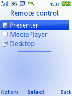 G502 sebagai Remote PC melalui bluetooth